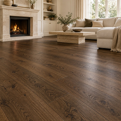 Kensington Engineered Real Wood Oak Smoked Brushed Lacquered